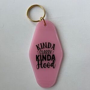 Pink motel Key Holder